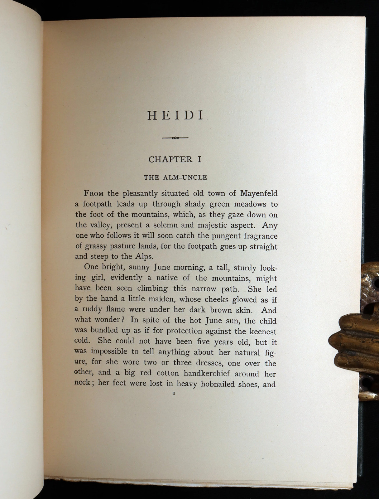 1900 Scarce Binding Variant – Heidi by Johanna Spyri, Colour Illustrated