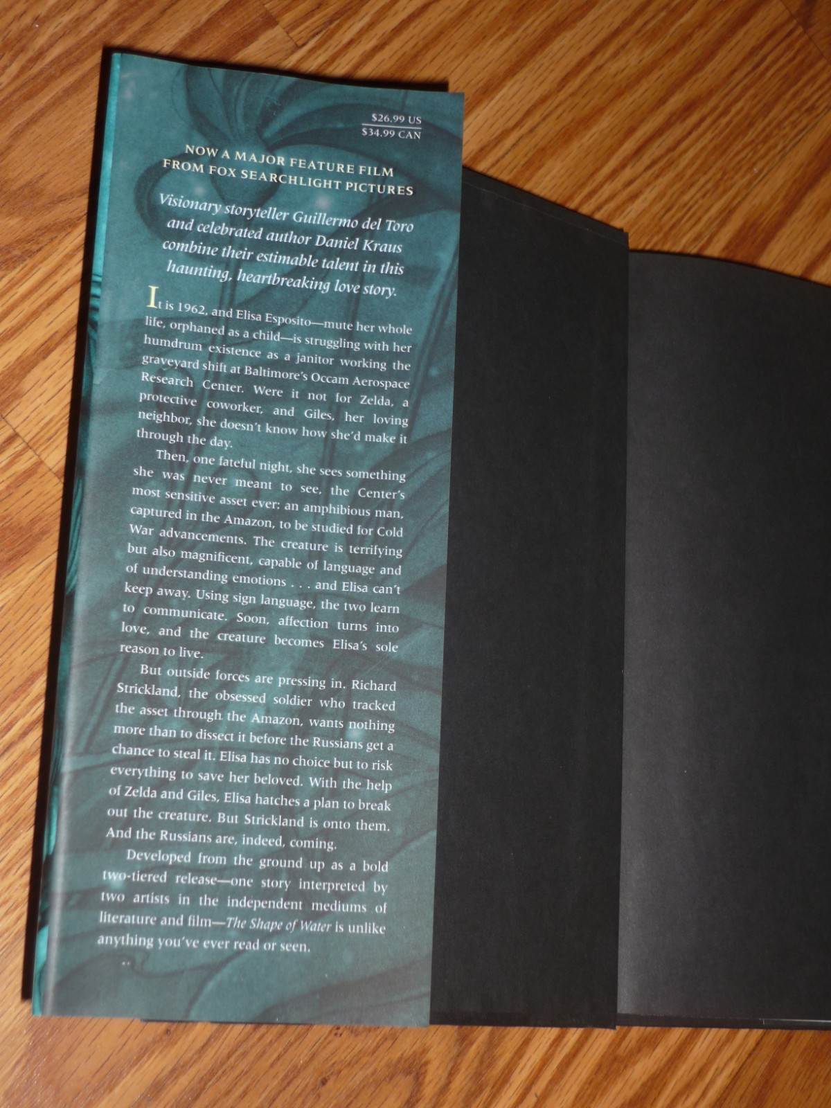 The Shape of Water by Guillermo Del Toro & Daniel Kraus 1st Ed. 1st Print 2020