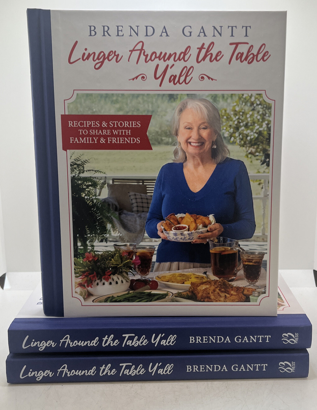 Brenda Gantt “Linger Around the Table Y’all” HARDCOVER NEW” In Box Never Opened