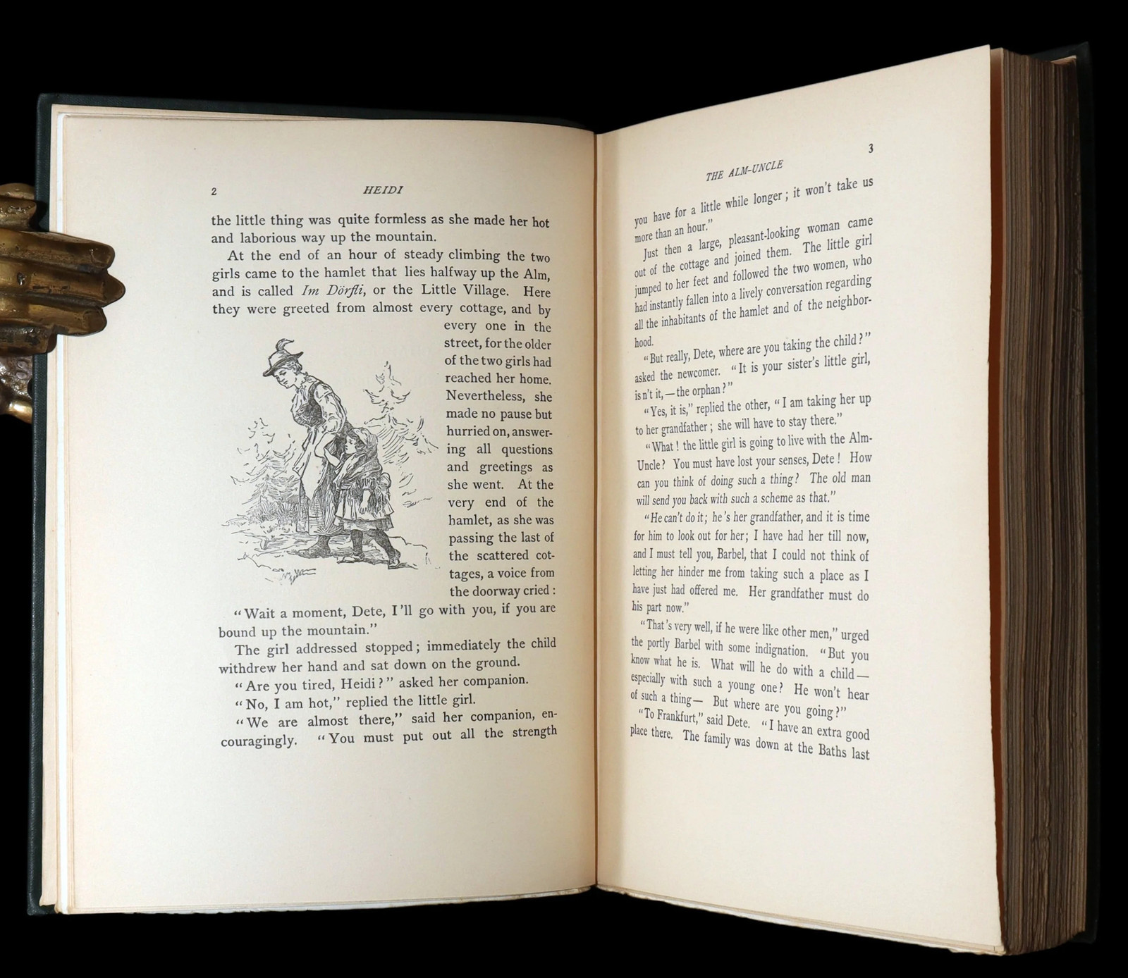 1900 Scarce Binding Variant – Heidi by Johanna Spyri, Colour Illustrated