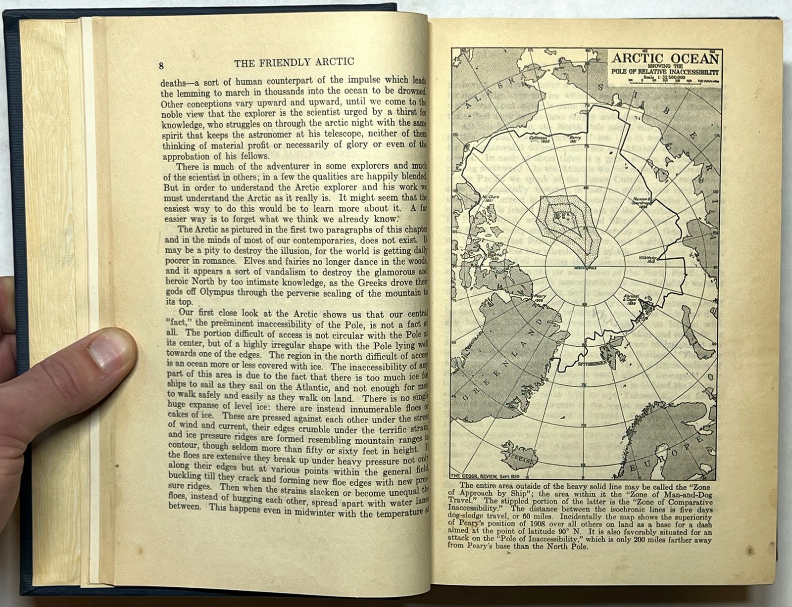 1921 FRIENDLY ARCTIC FIVE YEARS POLAR REGIONS STEFANSSON MAPS ILLUSTRATED MEMOIR