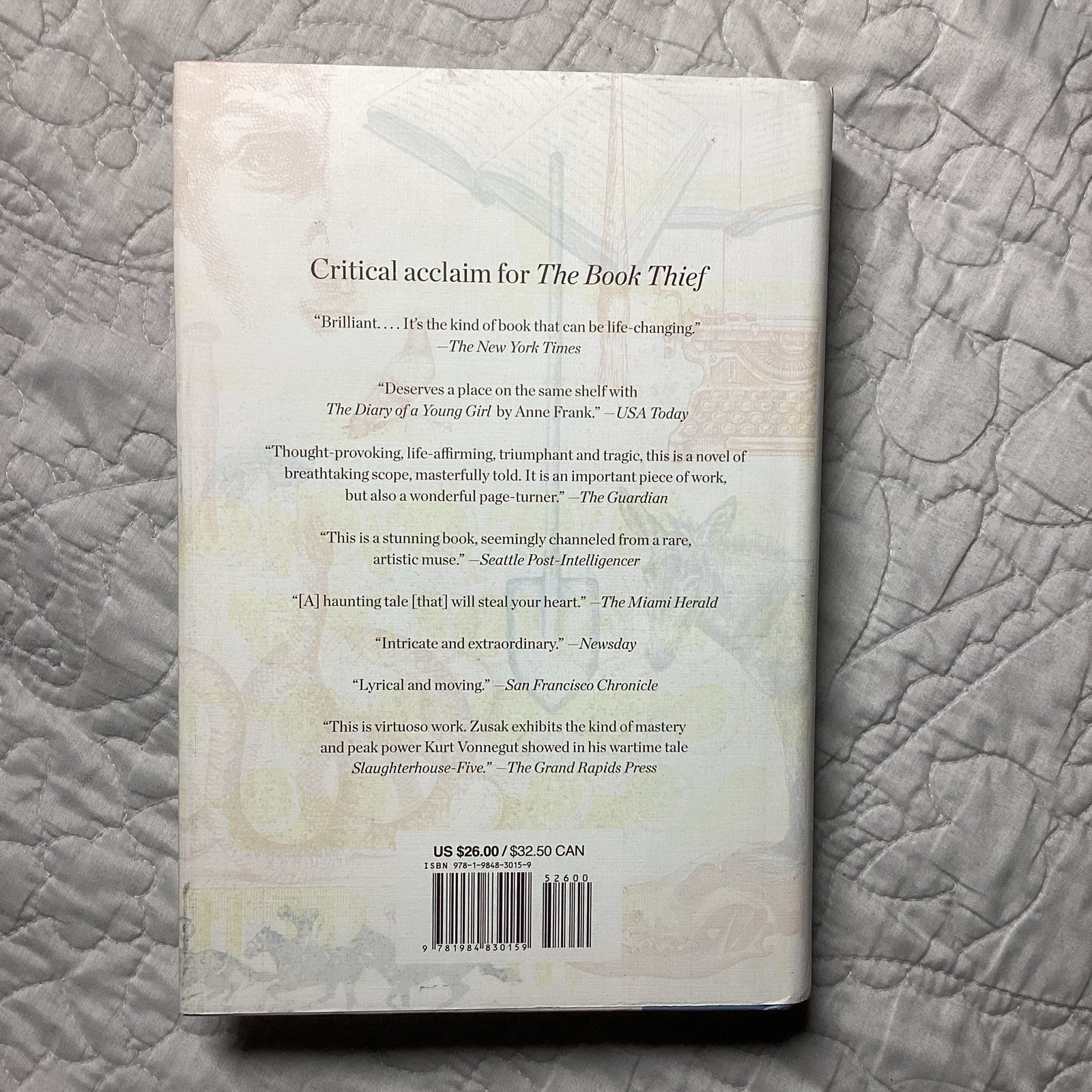Markus Zusak Bridge of Clay Fiction Novel HC w/ Dust Jacket Young Adult