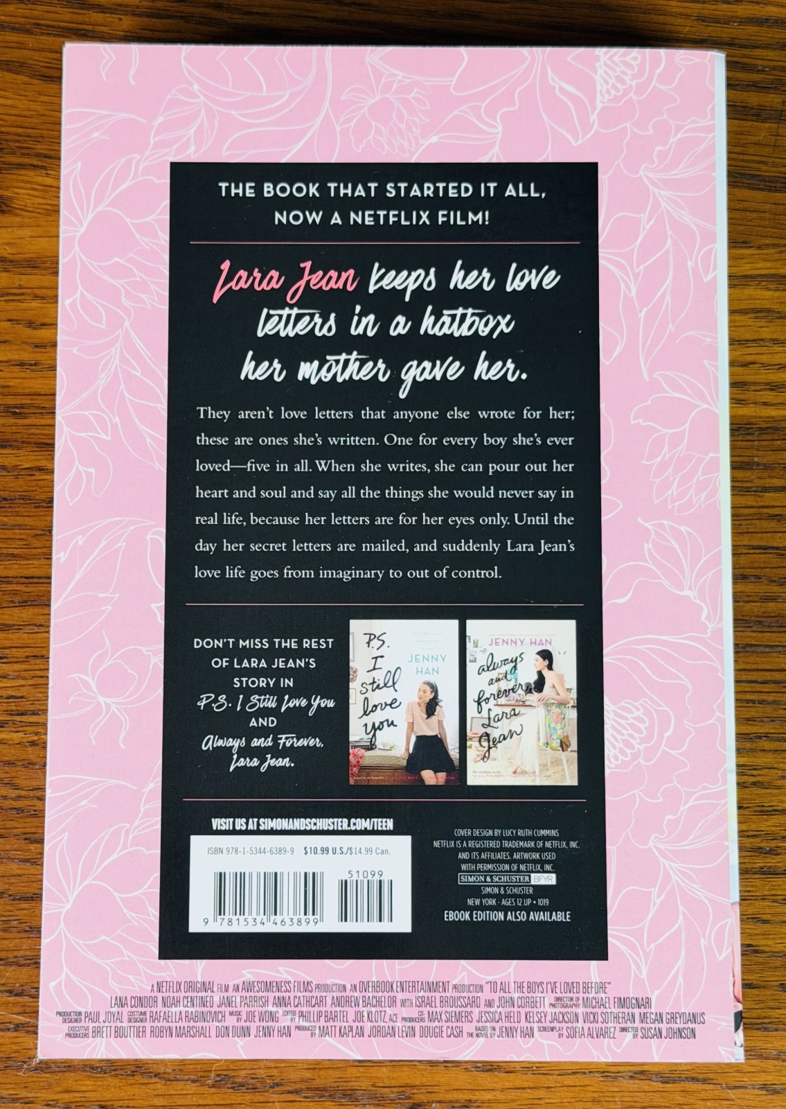 TO ALL THE BOYS I’VE LOVED BEFORE BOOK SIGNED COPY BY JENNY HAN PB Netflix 2014