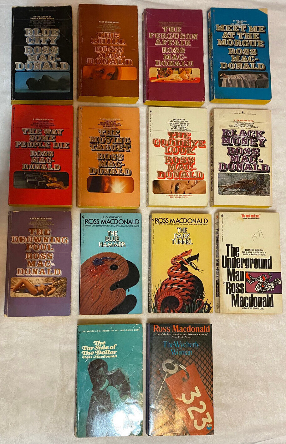 Lew Archer Ross Macdonald CHOOSE YOUR TITLE: 14 Paperback 1970-90s Very Good #5