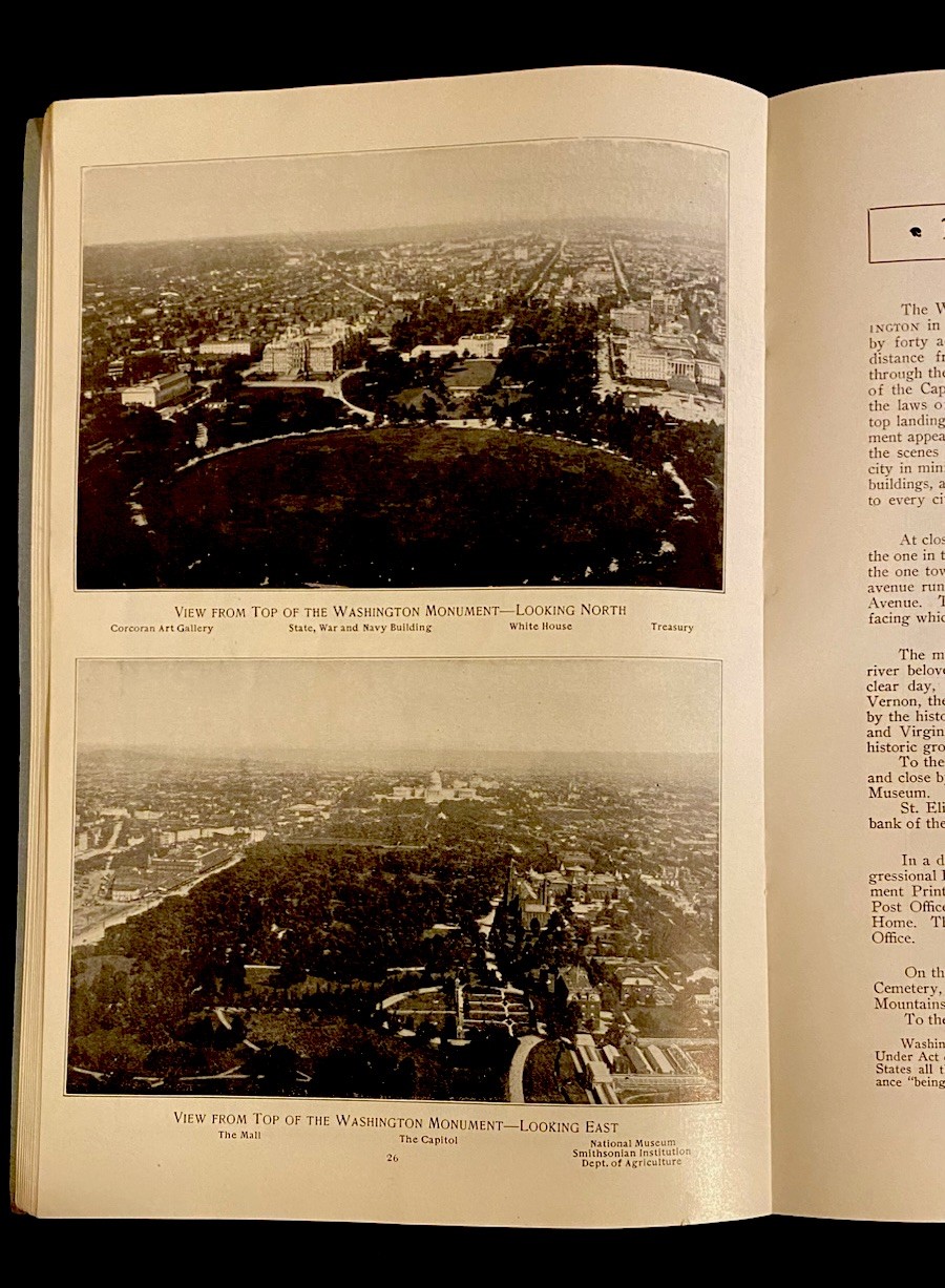 Original 1907 The Washington Monument Illustrated Guide And History 48 Pages