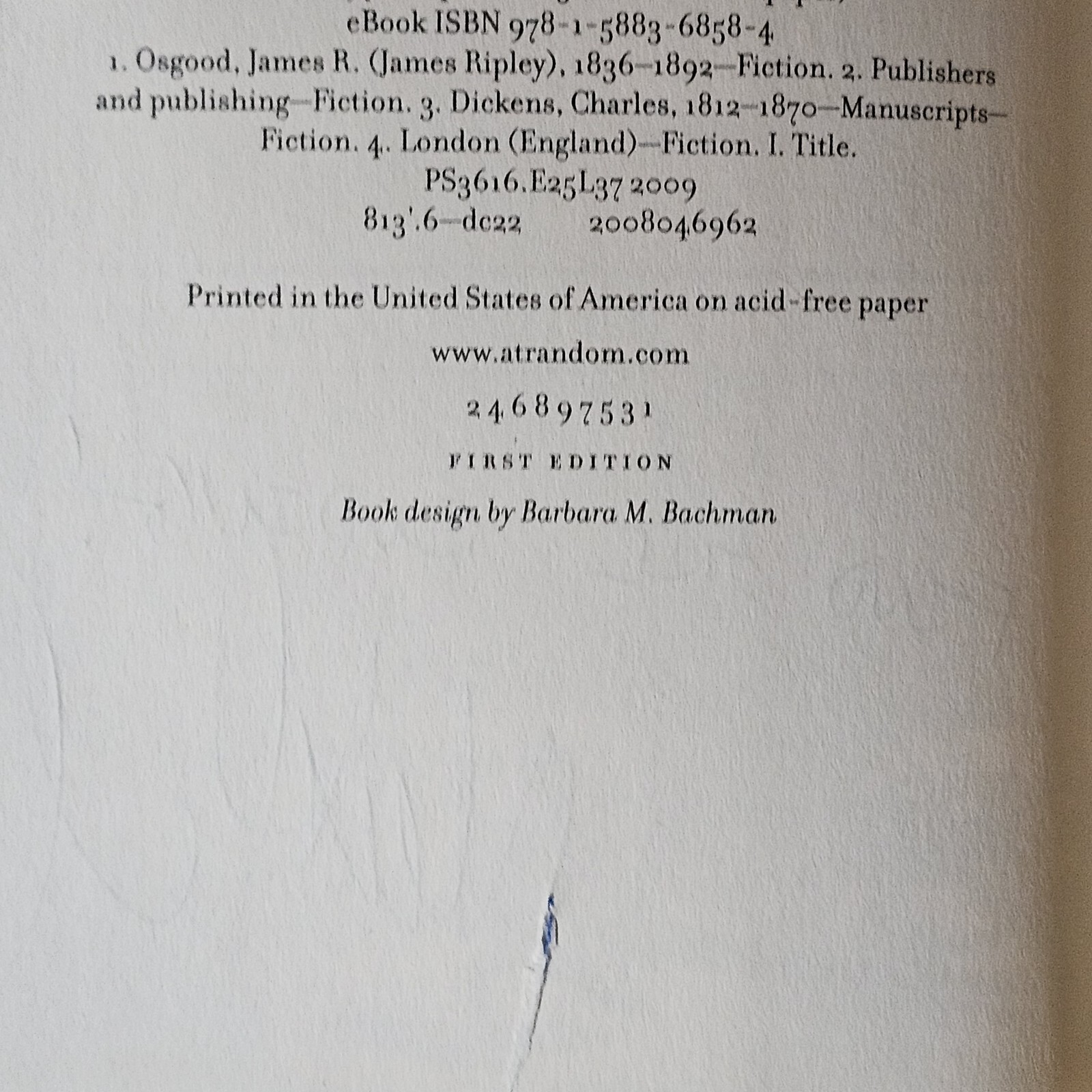 The Last Dickens Matthew Pearl Signed 1st Edition/Printing Hardcover Dust Jacket