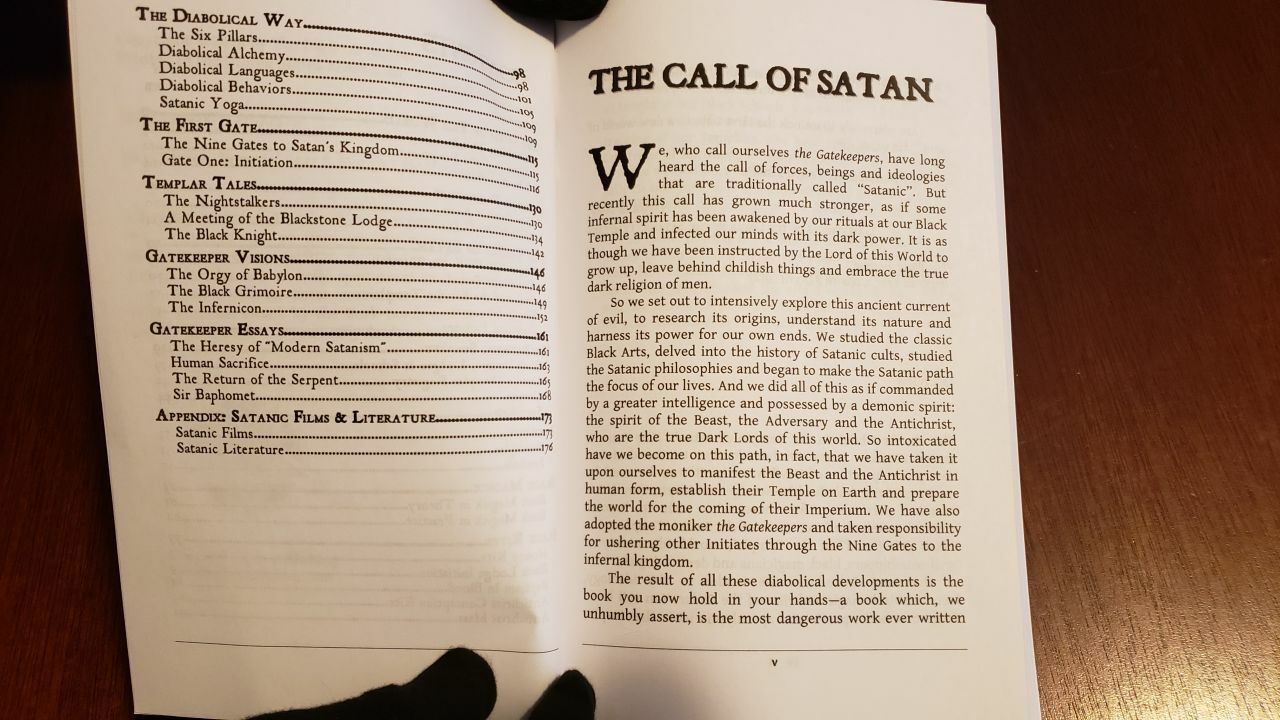 Theistic Satanic Devil Worshipping Book: Temple of Satan – Red Disciples Book
