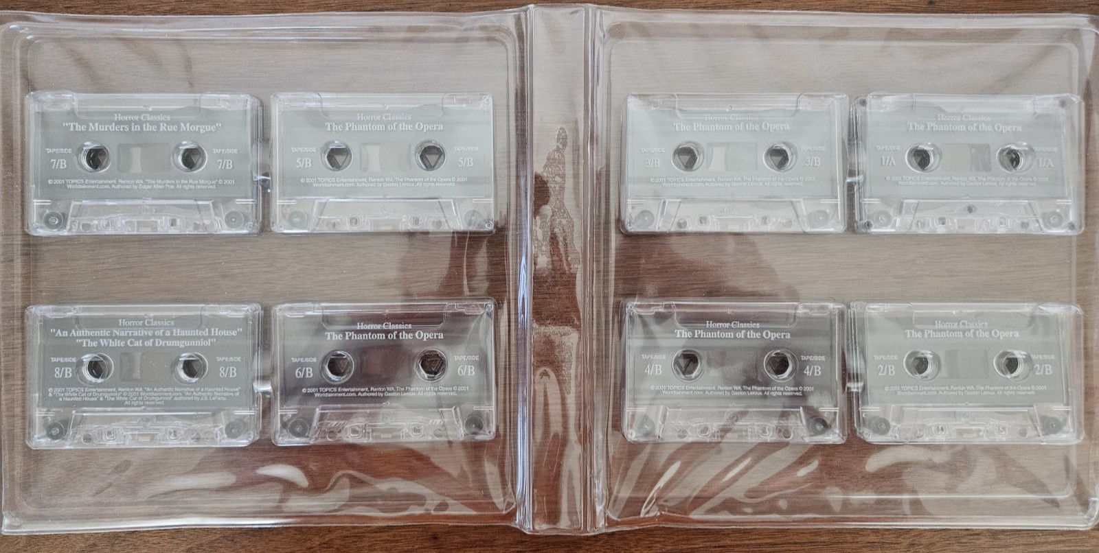 Horror Classics New Topics Entertainment Audio Book Collection 8 Cassettes