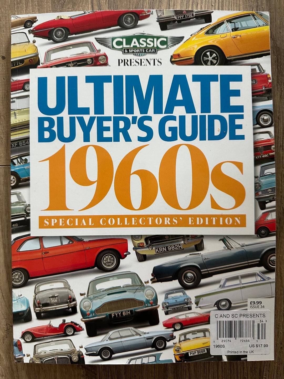 Ultimate BUYER’S GUIDE 1960s SPECIAL COLLECTOR’S EDITION Classic Sports Cars NEW