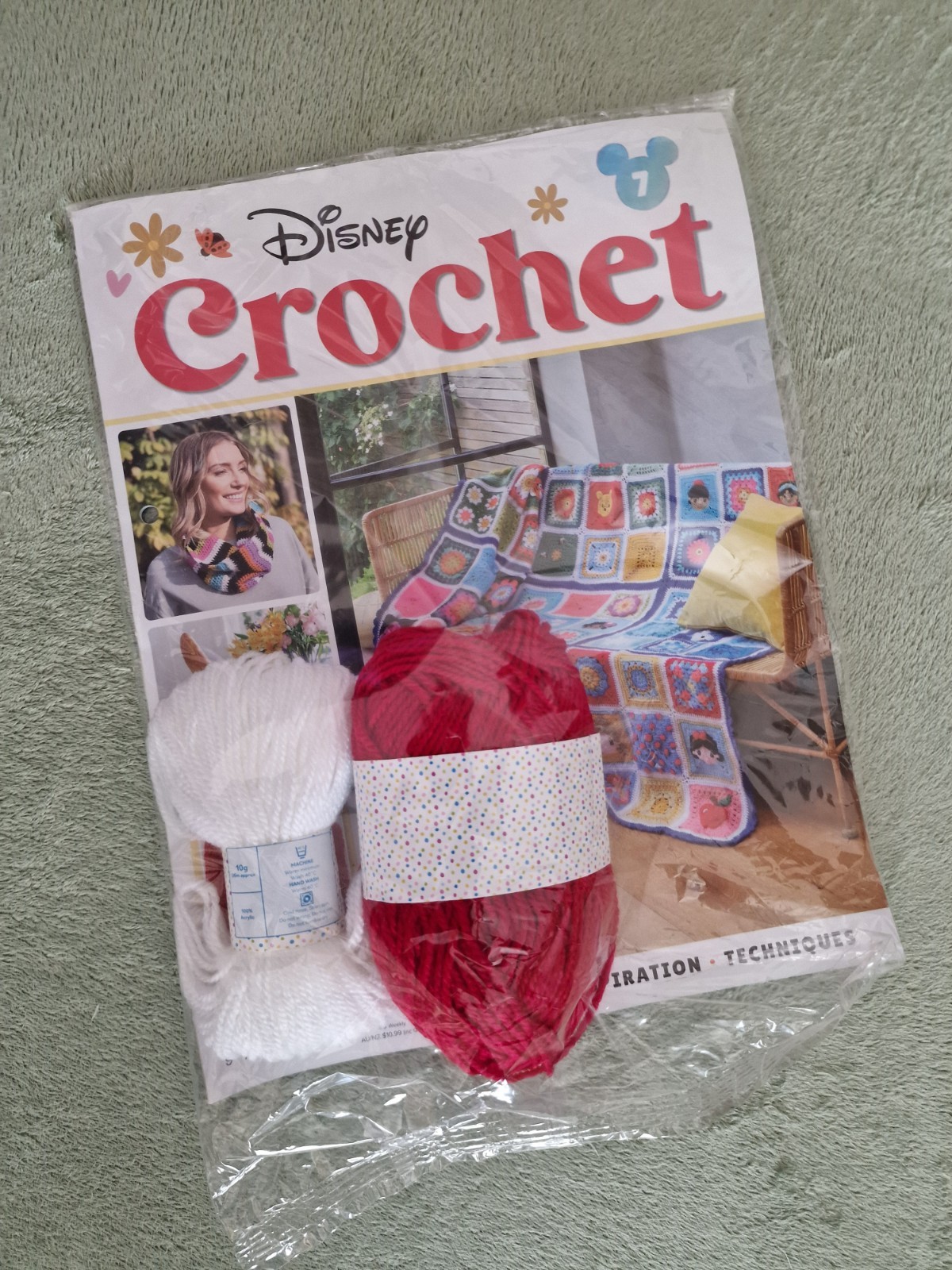 Brand New in Packaging with Wool as shown, Disney Crochet Magazine #7