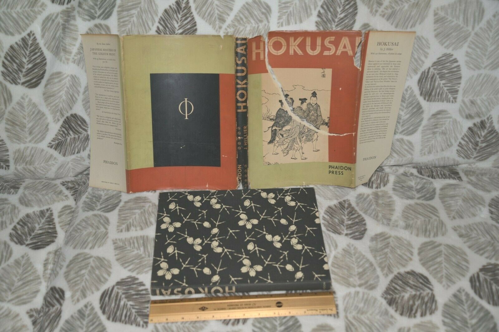 HOKUSAI by J. HILLIER, 1955 FIRST EDITION HC w/ DJ