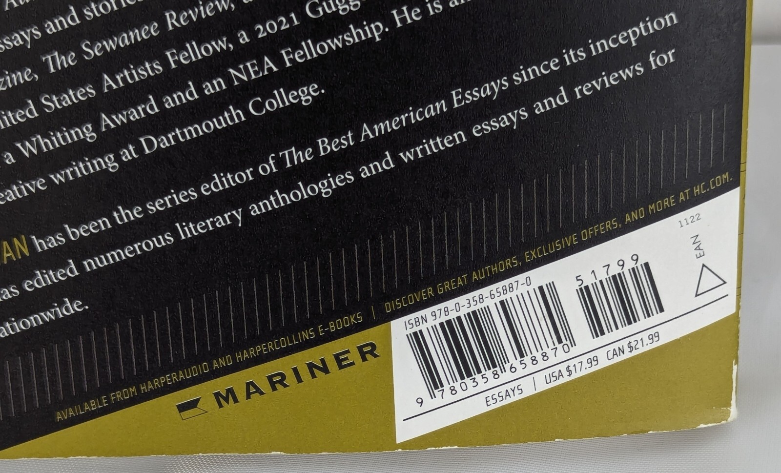 Best American Essays 2022 Paperback Alexander Chee paperback