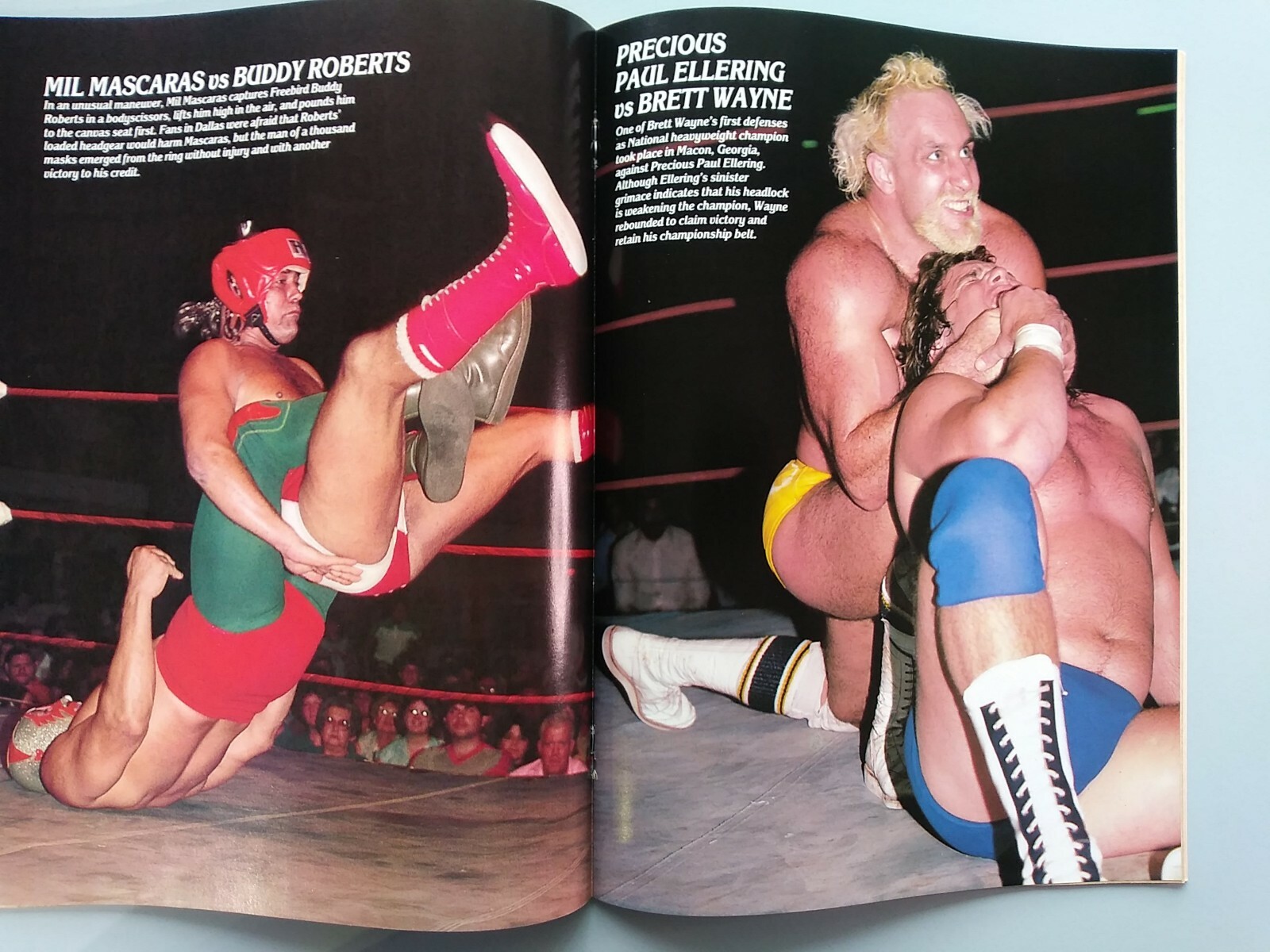 Pro Wrestling Illustrated Annual Spring 1984 Magazine Tony Atlus Kevin Von Erich