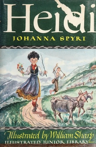 Heidi (Illustrated Junior Library) by Johanna Spyri, Acceptable Book