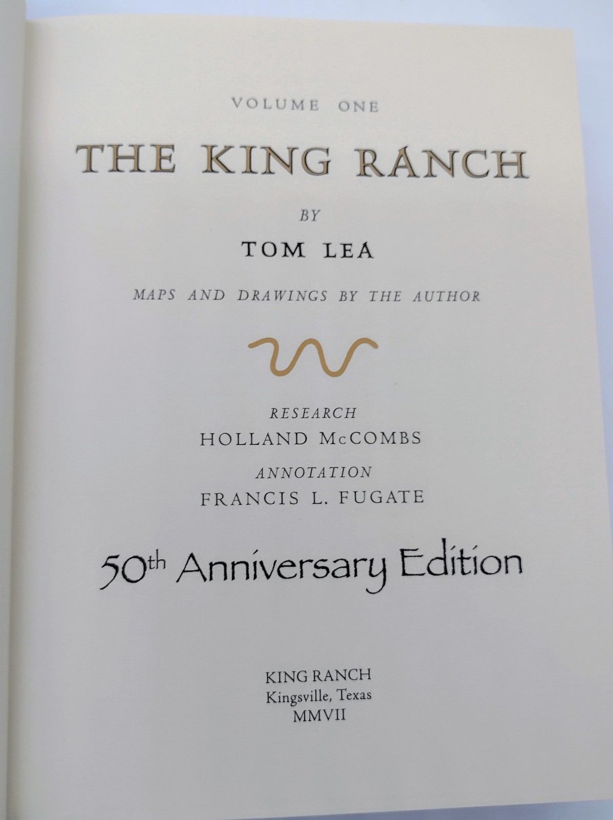 The King Ranch Tom Lea 50th Anniversary Edition Two Volumes (1 & 2) w/Slipcase
