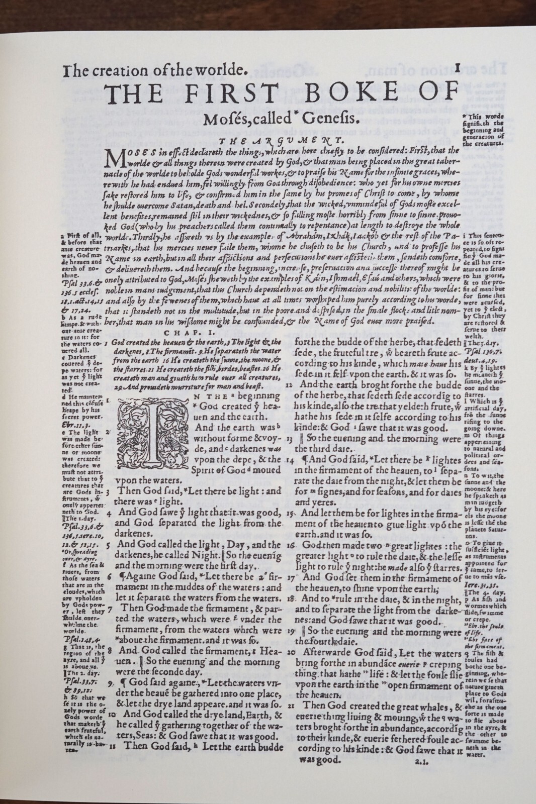 1560 Geneva Bible – First Edition Facsimile