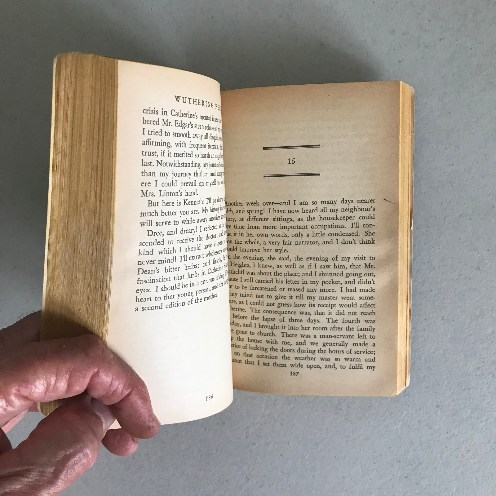 Wuthering Heights by Emily Bronte Vintage A Washington Square Press Paperback