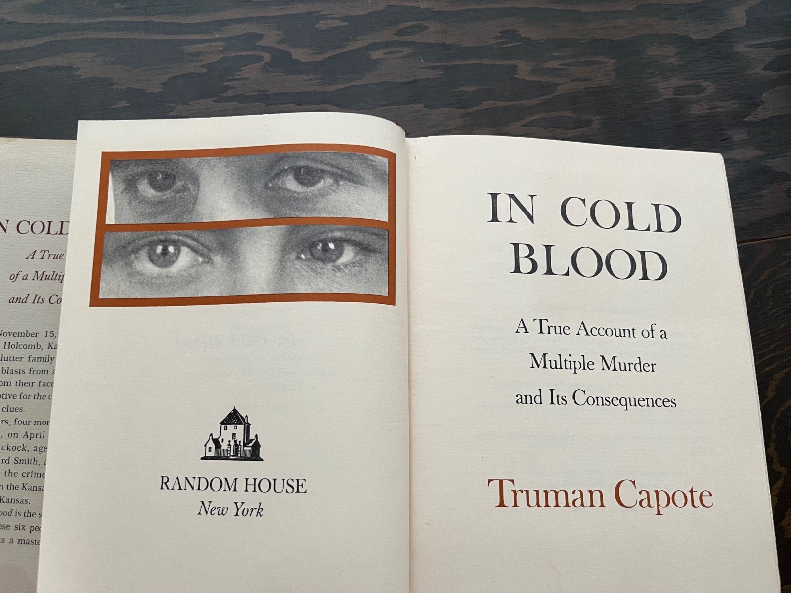 In Cold Blood by Truman Capote First Edition (1965, Hardcover)