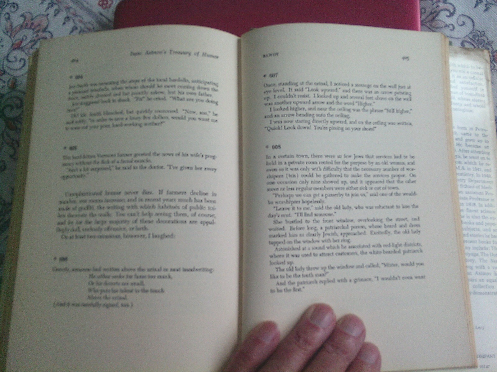 Isaac Asimov’s Treasury of Humor, 1971 First Edition, 432 Pages