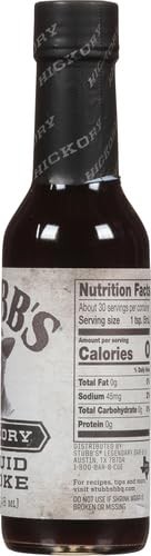 Stubb’s Hickory Liquid Smoke, 5 fl oz (Pack of 2) 5 Fl Oz