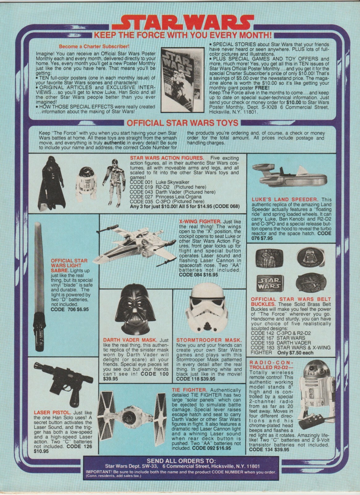 Star Wars Official Poster Monthly issue 9 Giant 34 x 23 inches poster 1977