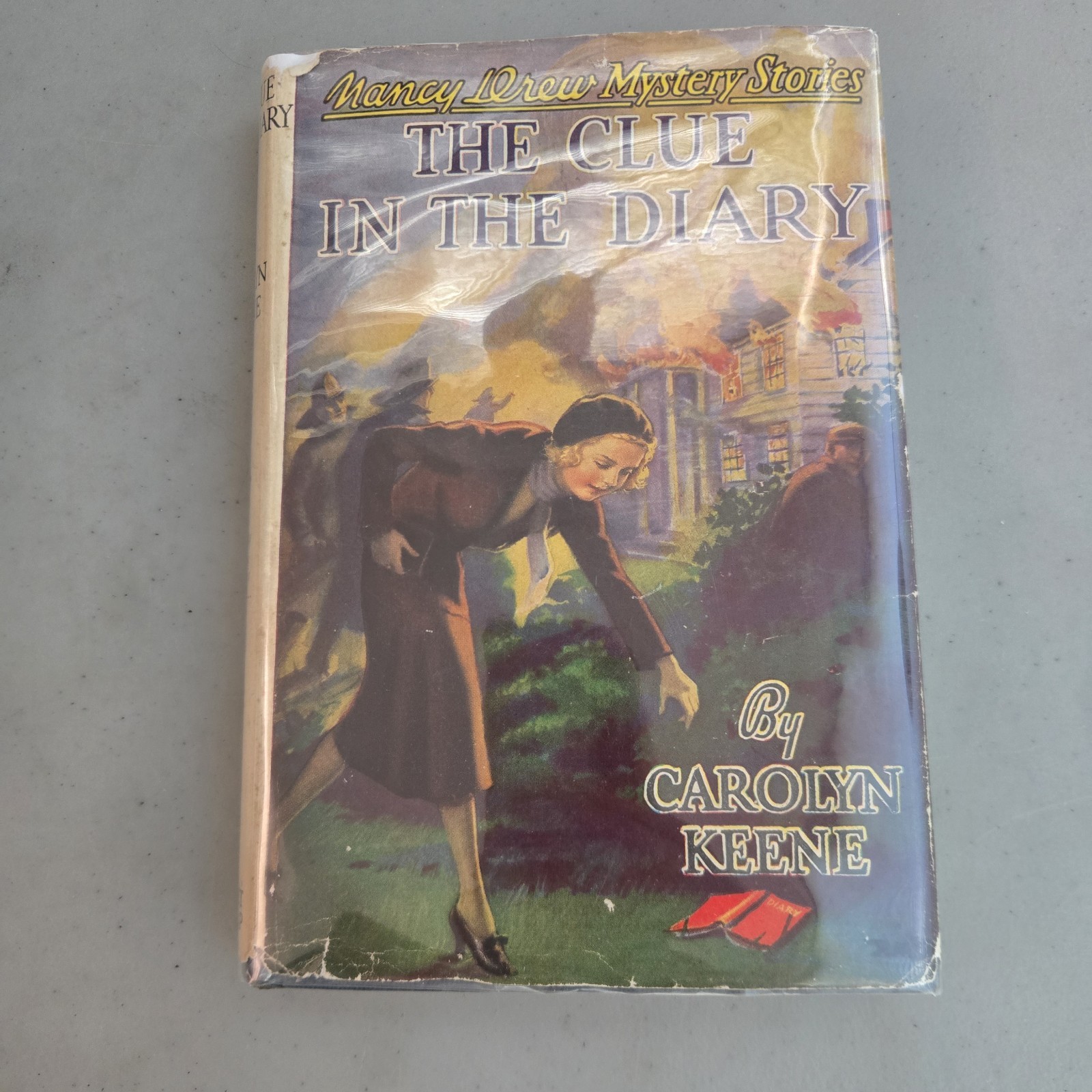 Nancy Drew #7 THE CLUE IN THE DIARY by Carolyn Keene 1932 HCDJ