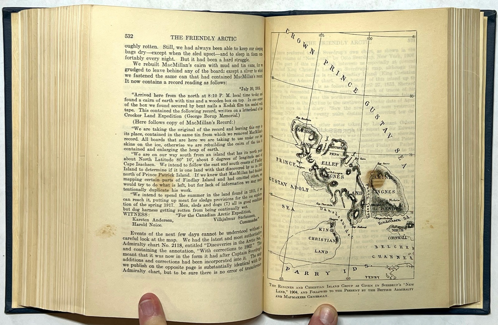 1921 FRIENDLY ARCTIC FIVE YEARS POLAR REGIONS STEFANSSON MAPS ILLUSTRATED MEMOIR