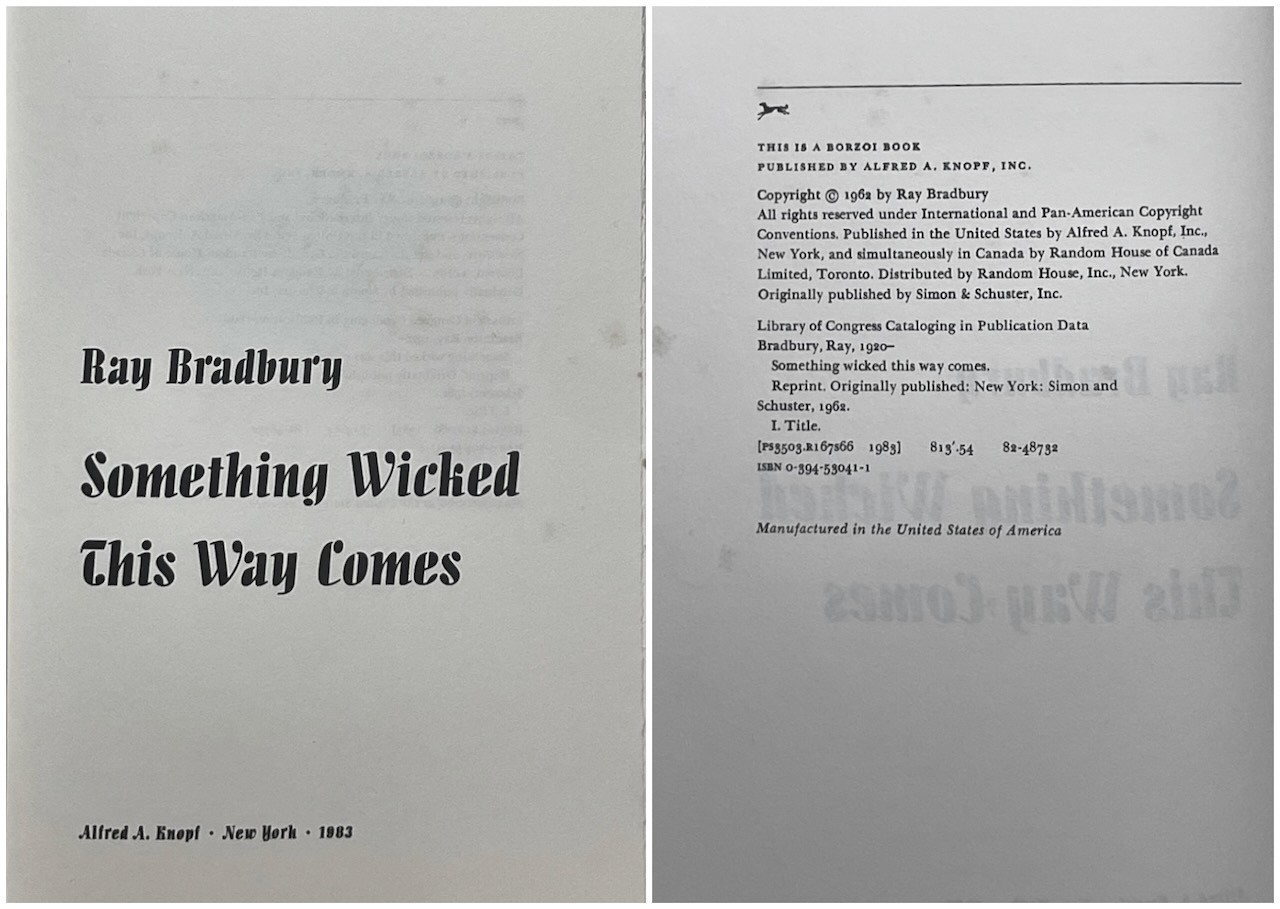 Ray Bradbury / lot of 8 hardcover First & early Editions