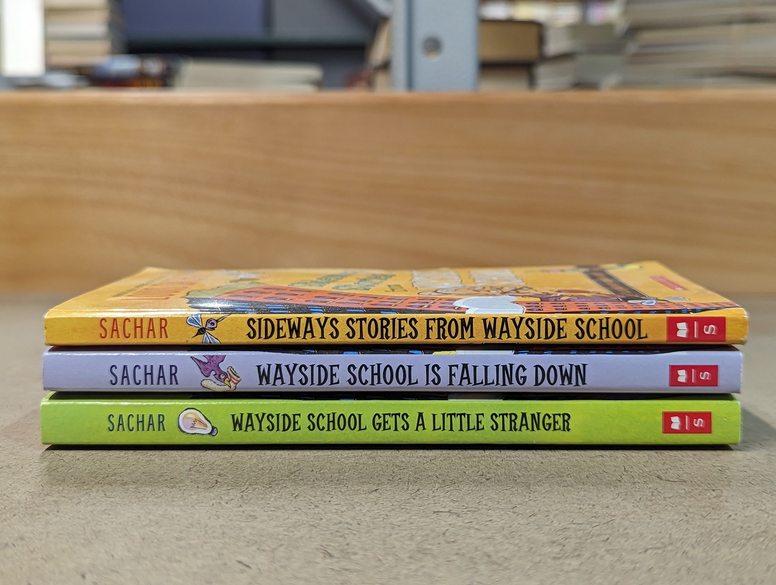 Lot of 3 Wayside School Books by Louis Sachar, Scholastic Paperback
