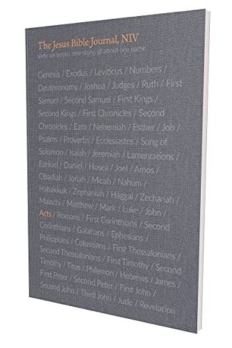 The Jesus Bible Journal, Acts, NIV, Paperback, Comfort Print, Zondervan, New Boo