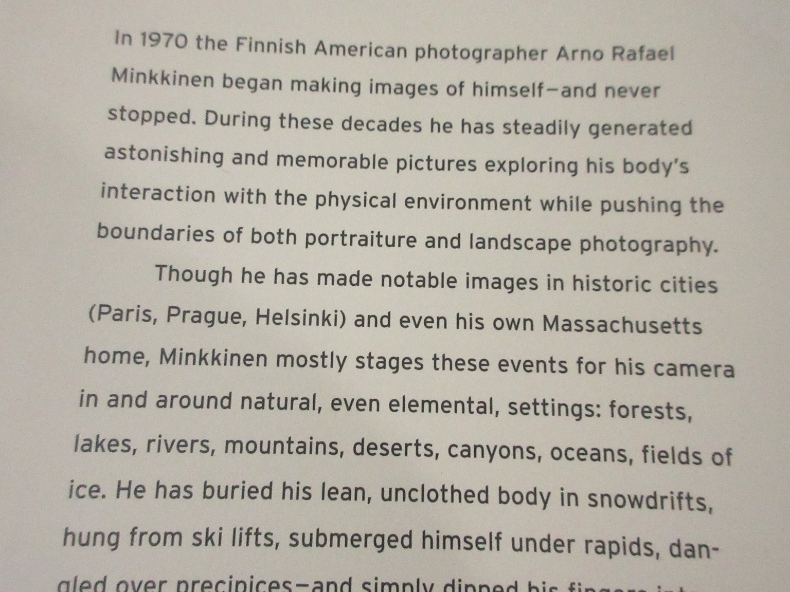 Saga Arno Rafael Minkkinen 2005 SIGNED First Edition Fine Art B&W Photo Book
