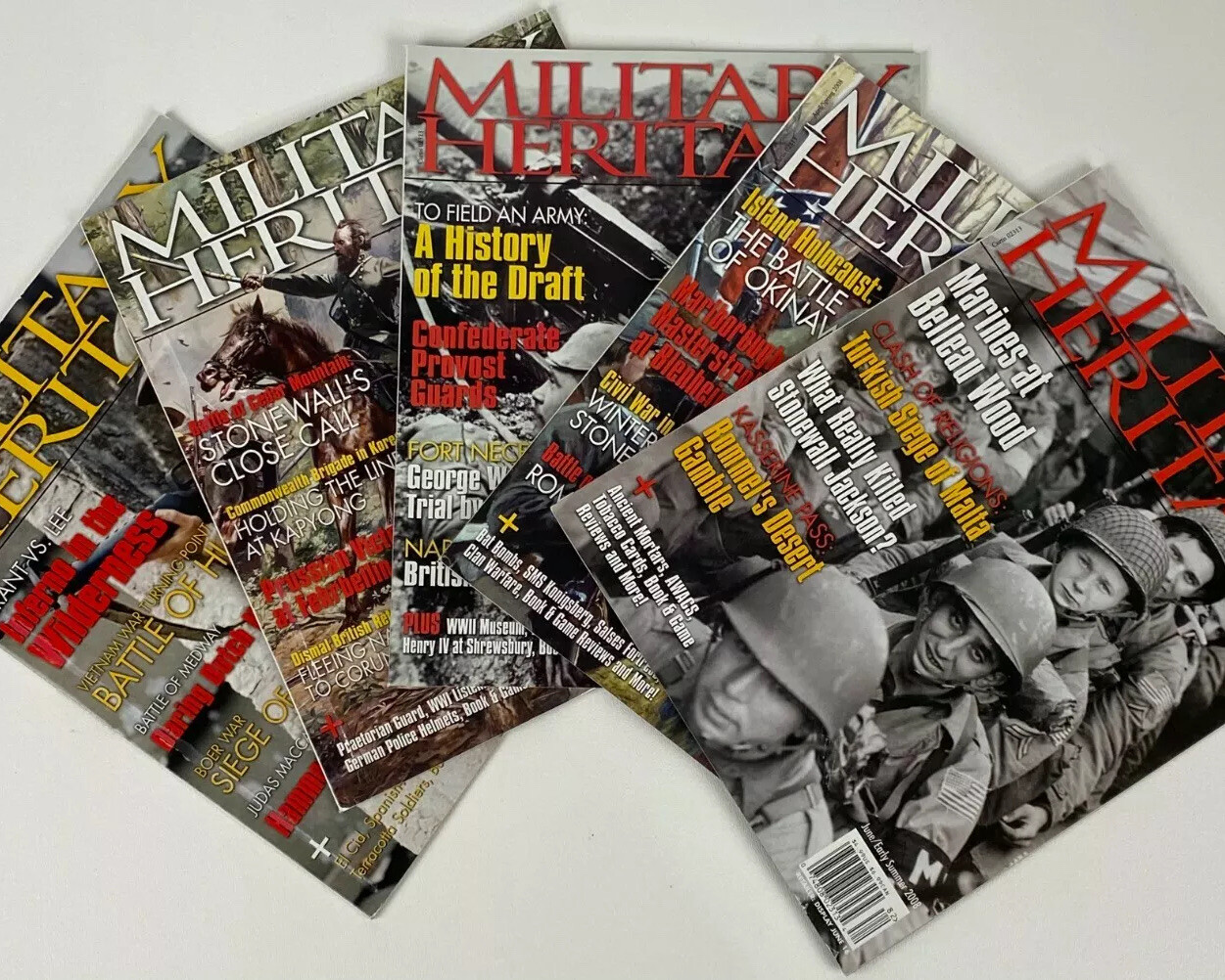 Military Heritage Magazine – 1 MAGAZINE-1999-2019 – CHOOSE YOUR MONTH
