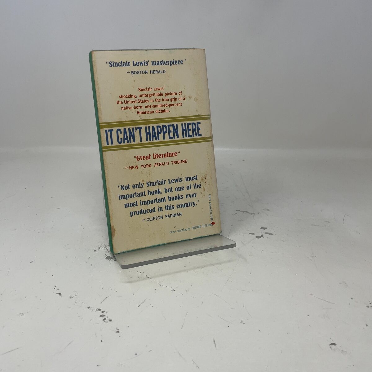 It Can’t Happen Here by Sinclair Lewis PB First Thus Very Good 1961