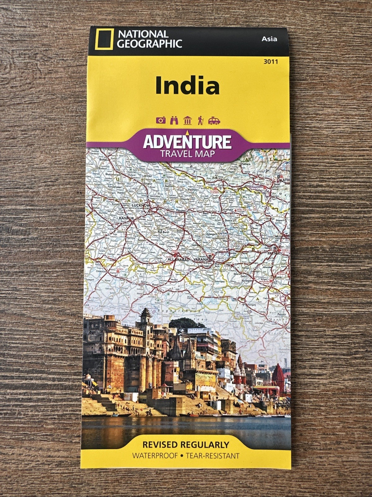 India Map : Adventure Maps by Nat Geo Nat Geo Maps (2025, Sheet Map, Folded)