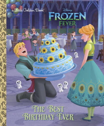 The Best Birthday Ever (Disney Frozen) (Little Golden Book) – Hardcover – GOOD