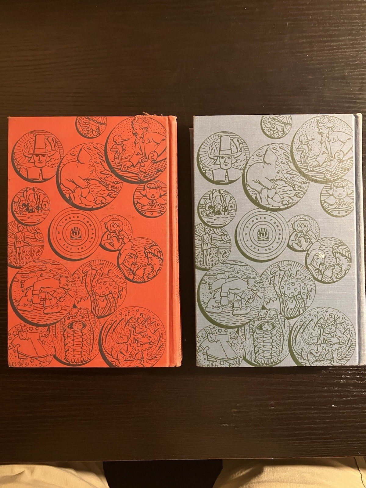 Prose and Poetry Medallion Editions, 1953 HC, Two book set -Blue Sky & Firelight