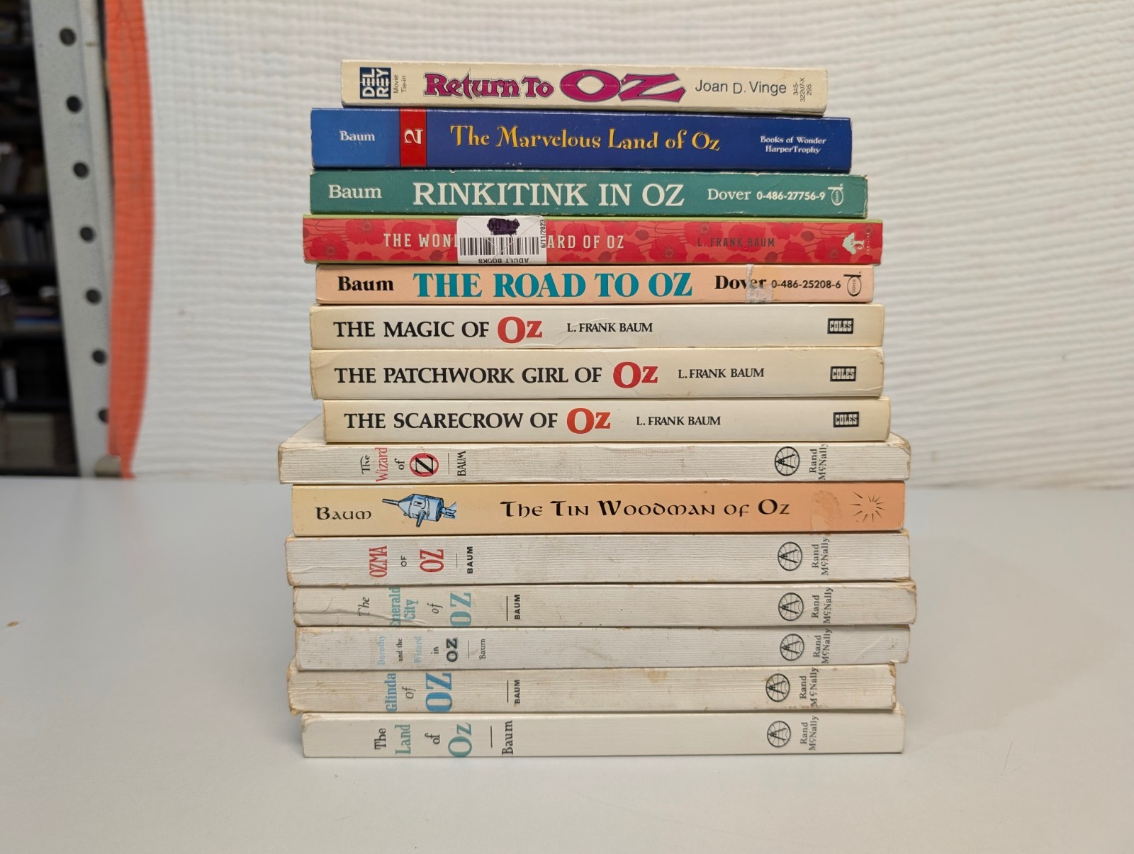Lot of 15 L. Frank Baum Oz Paperbacks Set