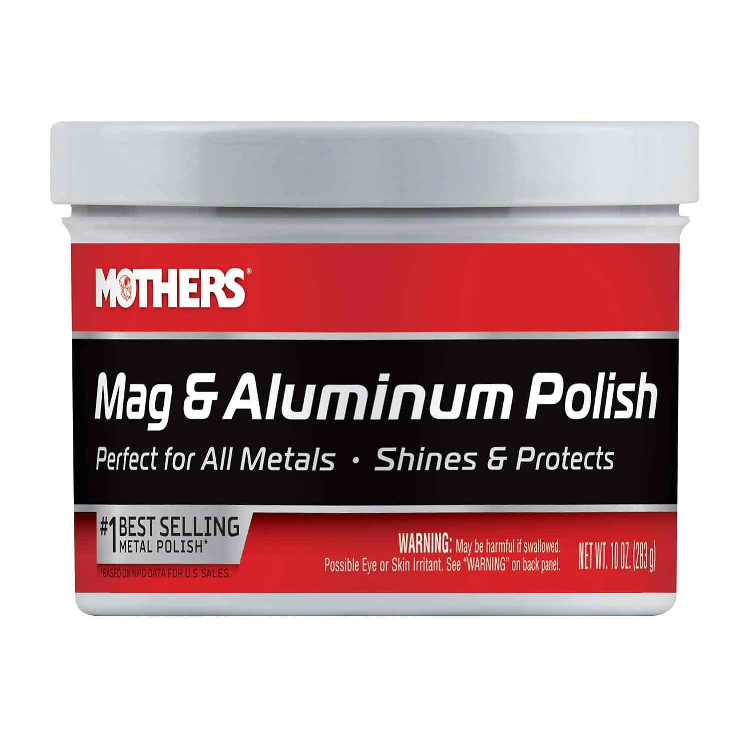 Mothers Mag and Aluminum Polish 5 oz Metal Cleaner for Wheels and Trim 05100