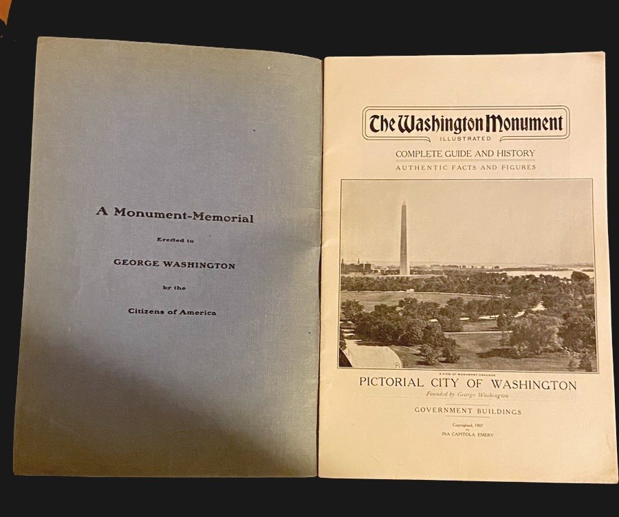 Original 1907 The Washington Monument Illustrated Guide And History 48 Pages