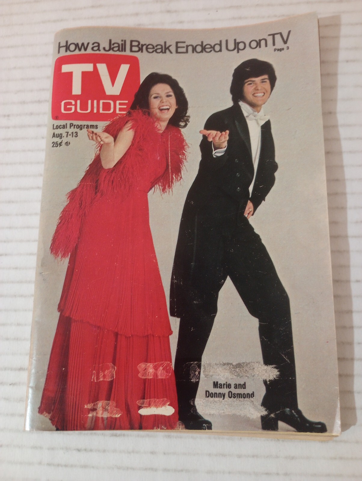 TV Guide Utah August 7 1976 Marie And Donny Osmond Women’s Boxing Terrorism