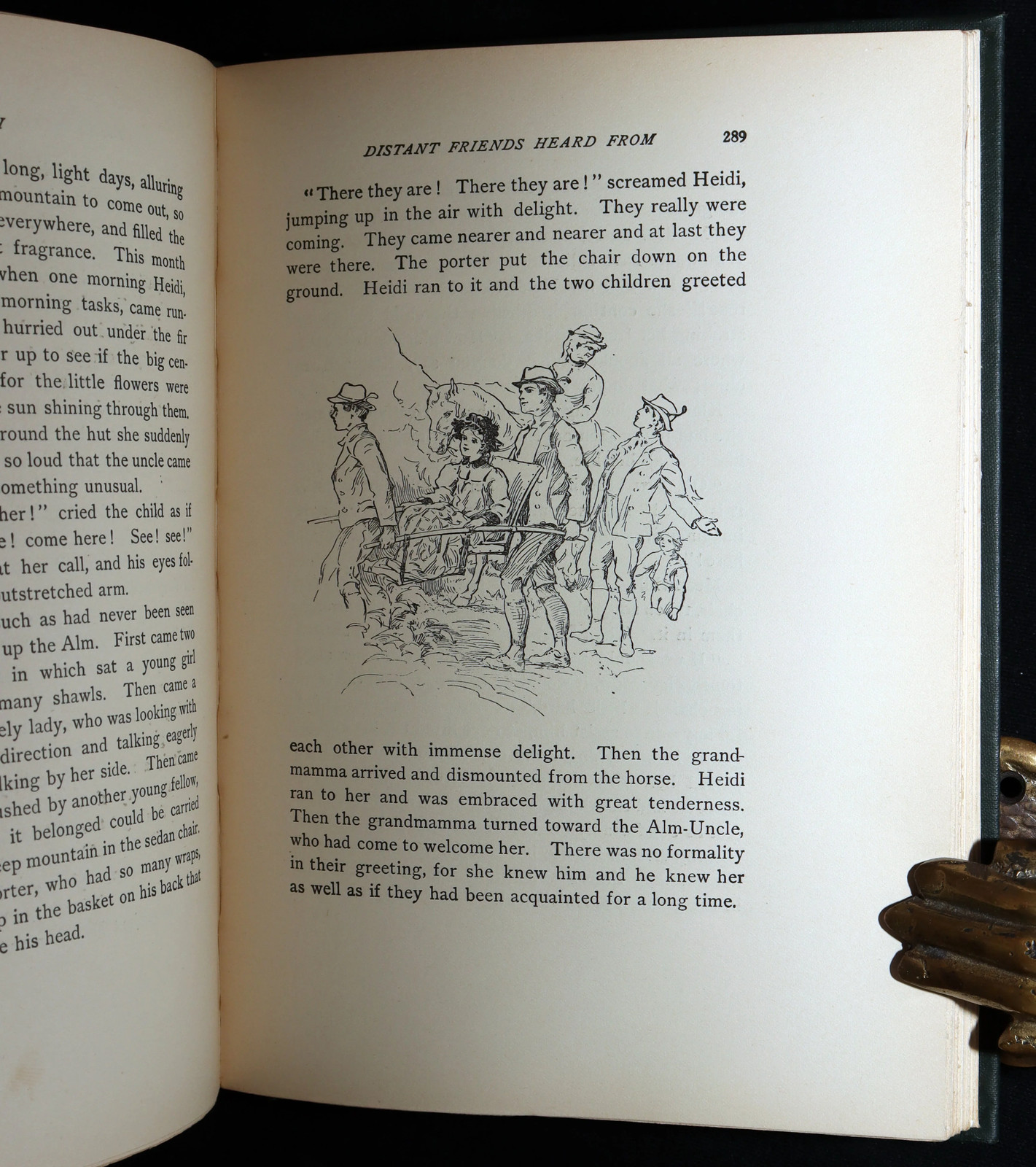1900 Scarce Binding Variant – Heidi by Johanna Spyri, Colour Illustrated