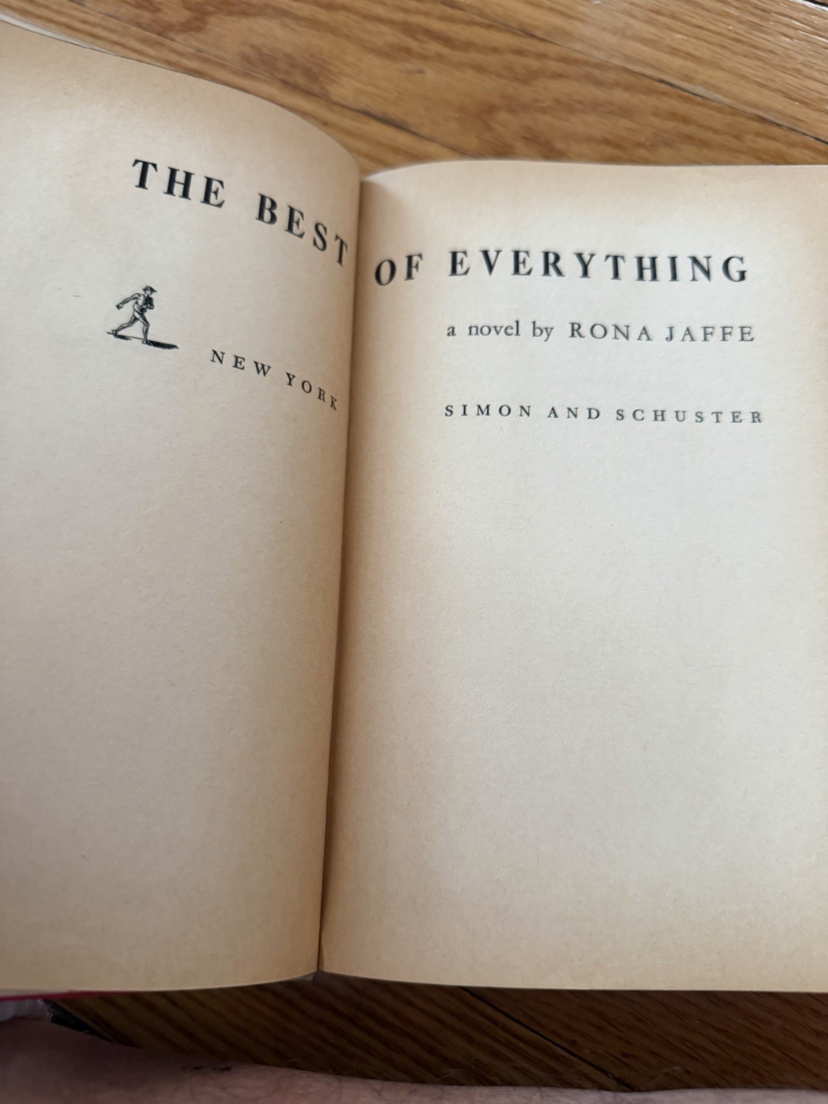 The Best Of Everything by Rona Jaffe RARE First Edition Hardcover 1958 NYC Novel