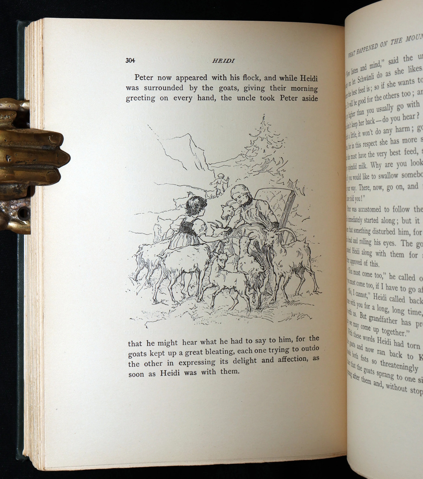 1900 Scarce Binding Variant – Heidi by Johanna Spyri, Colour Illustrated
