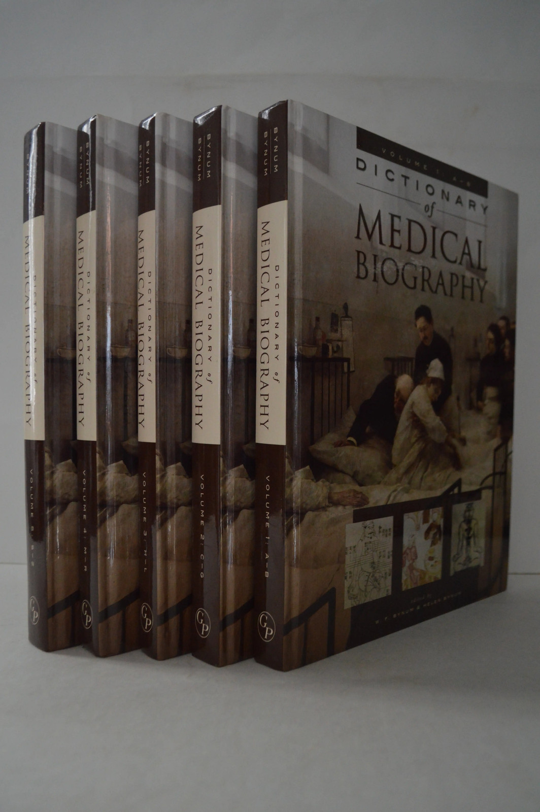 Dictionary Medical Biography Set of 5 HC W.F. Bynum & Helen Bynum
