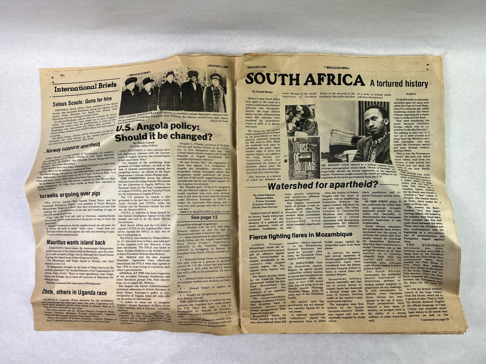 Warith Muhammad Bilalian News V.5 N.39 1980 Nation Of Islam Newspaper Vintage
