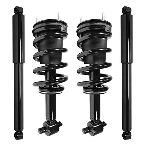 Front Quick Complete Strut Assemblies with Coil Springs and Rear Shock Absorbers