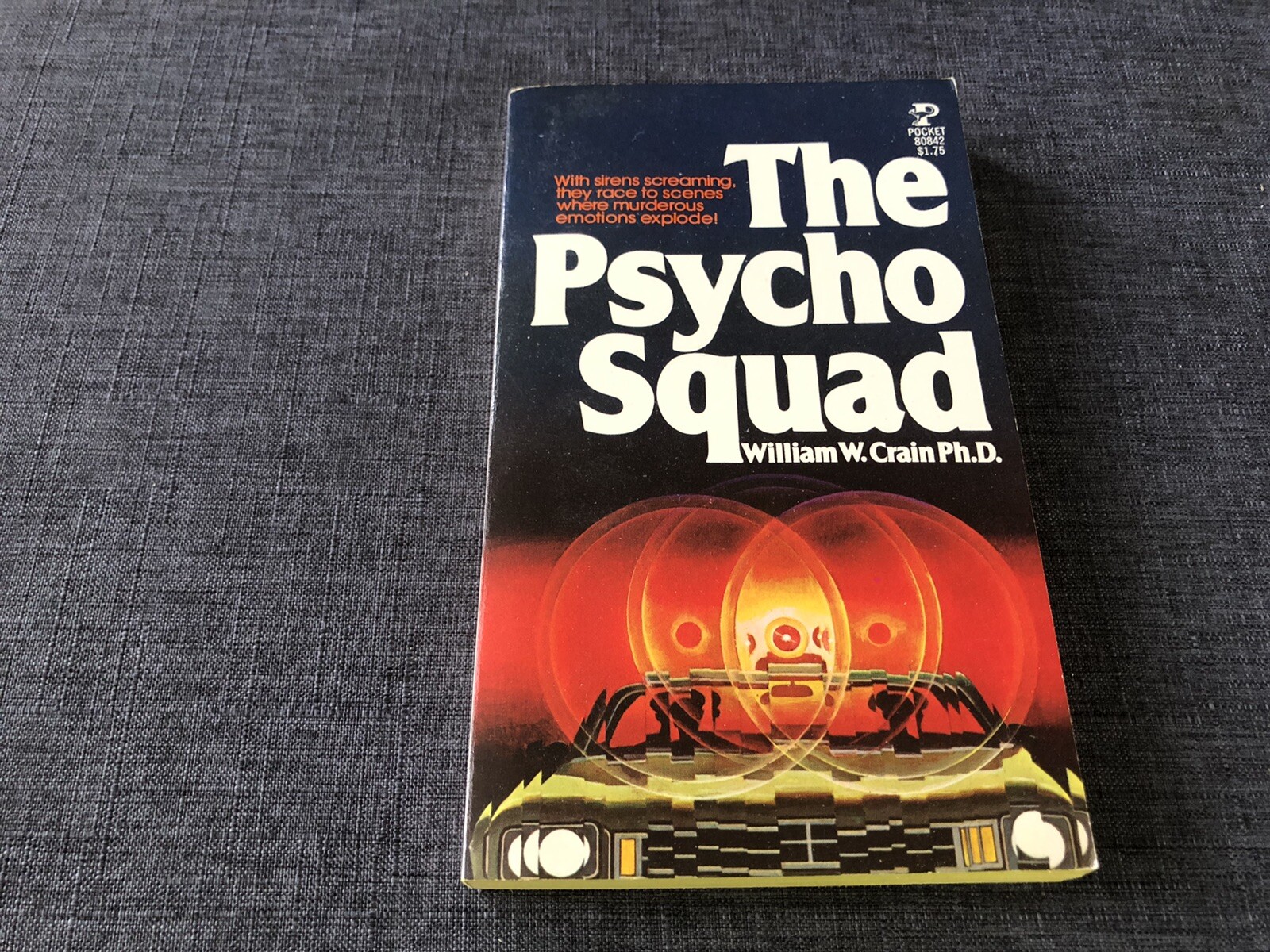 The Psycho Squad, William W Crain mm paperback, Pocket 80842 1977 psychology
