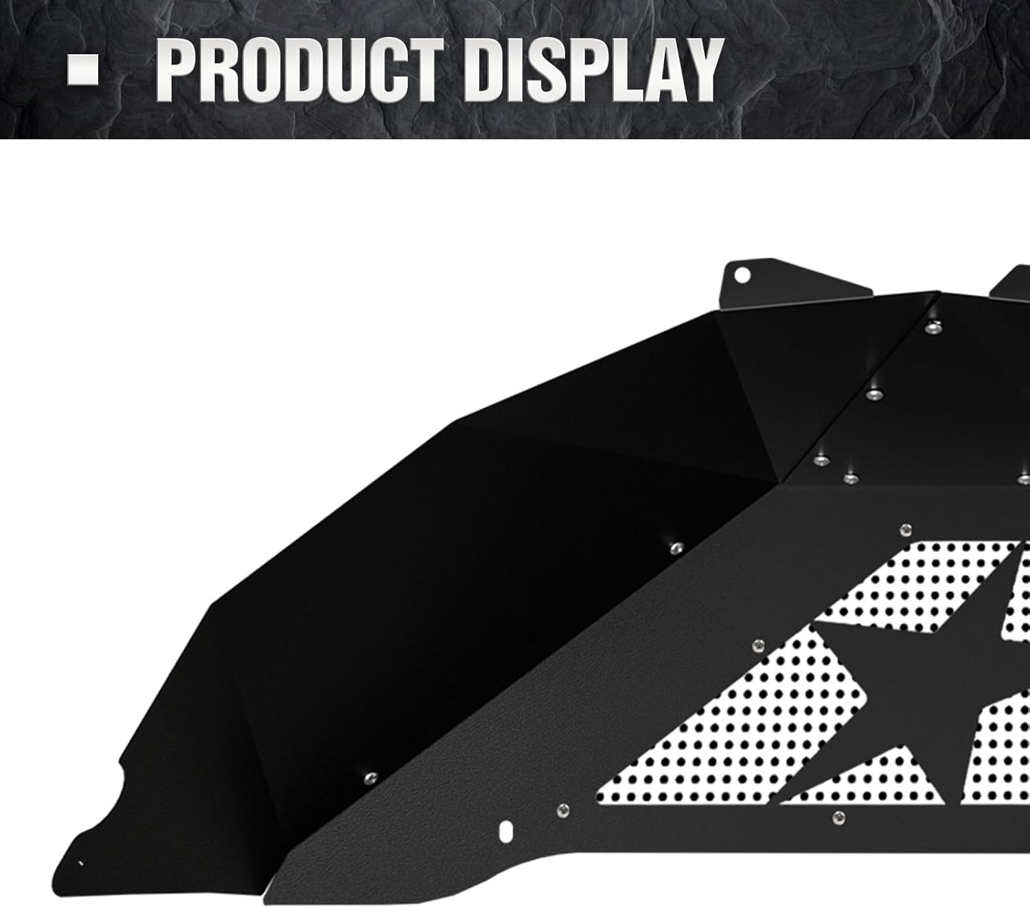Front & Rear Inner Fender Liners Compatible with 2007-2018 Jeep Wrangler JK & JK