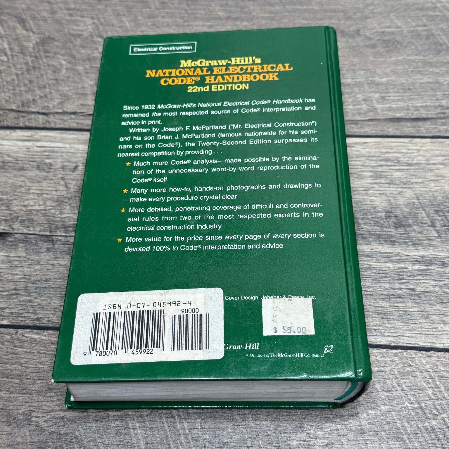 McGraw-Hill’s National Electrical Code Handbook McPartland 1996 22nd Ed