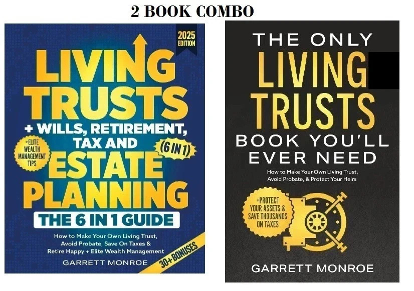 The Only Living Trusts,Living Trusts & Estate 2 Book Set